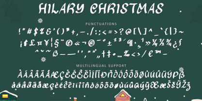 Hilary Christmas Font Poster 6