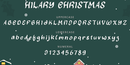 Hilary Christmas Font Poster 5