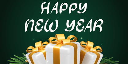 Hilary Christmas Font Poster 4