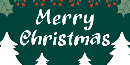 Hilary Christmas Font Poster 3