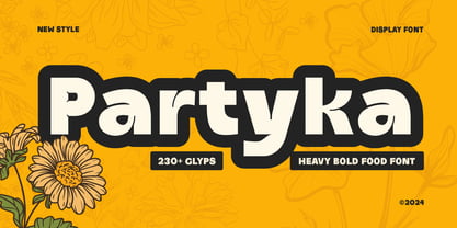 Partyka Font Poster 1