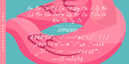 Quickly Writing Font Poster 14