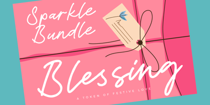 Quickly Writing Font Poster 13