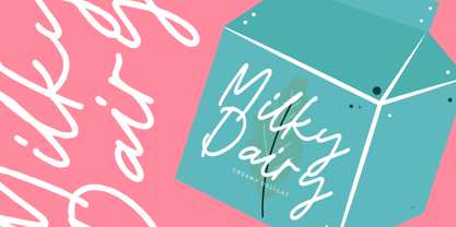 Quickly Writing Font Poster 12