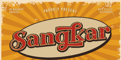 Sangkar Font Poster 1