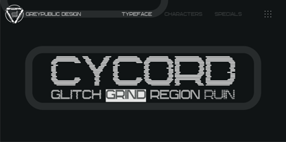 CyCord Font Poster 3