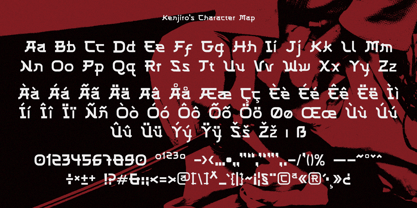 Kenjiro Font Poster 5