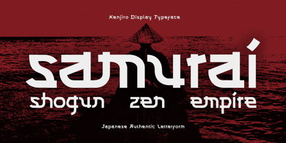 Kenjiro Font Poster 3
