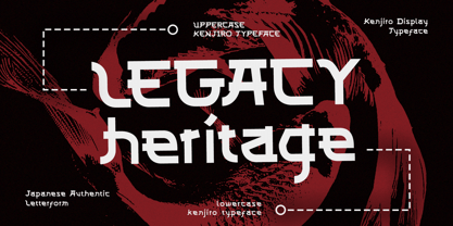 Kenjiro Font Poster 6