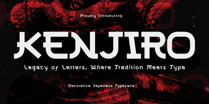 Kenjiro Font Poster 1