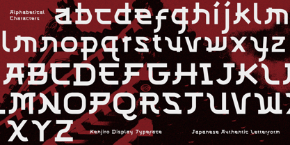 Kenjiro Font Poster 2