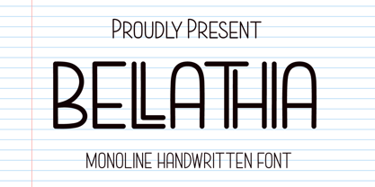 Bellathia Font Poster 1