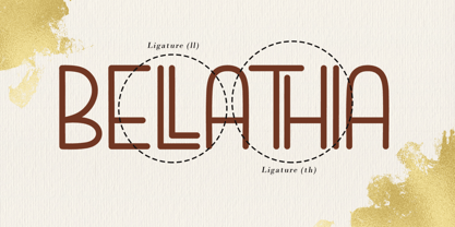 Bellathia Font Poster 7