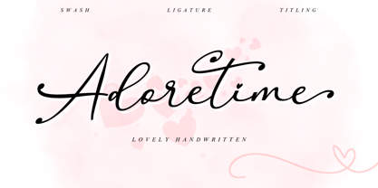 Adoretime Font Poster 1