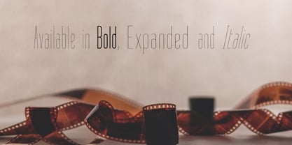 Tall Film Too Font Poster 4