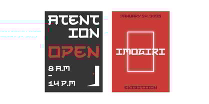 KGT Tugikon Font Poster 8