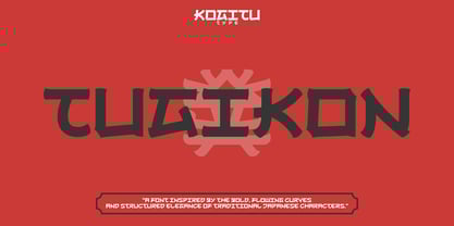 KGT Tugikon Font Poster 1