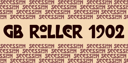 GB Roller 1902 Font Poster 1