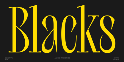 Marthi Font Poster 2