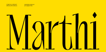 Marthi Font Poster 4