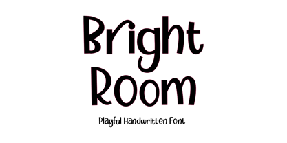 Bright Room Font Poster 1