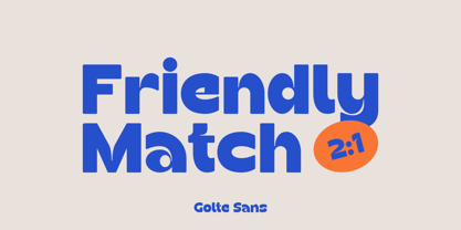 Golte Font Poster 5