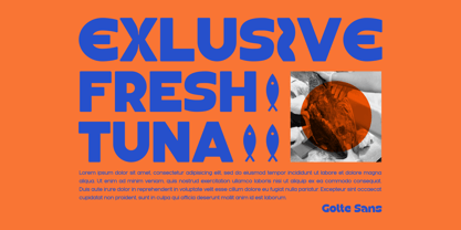 Golte Font Poster 7