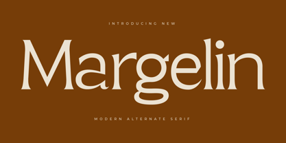 Margelin Font Poster 1