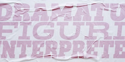 Miura Slab Font Poster 8