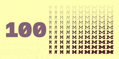 Miura Slab Font Poster 6