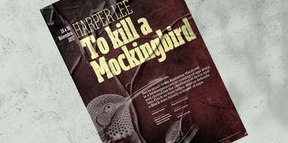 Miura Slab Font Poster 9