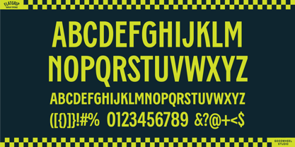 GW Flatgrip Font Poster 2