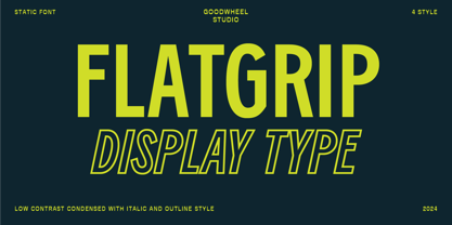 GW Flatgrip Font Poster 1