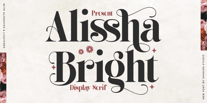 Alissha Bright Font Poster 1