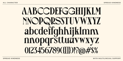 Spread Kindness Font Poster 5