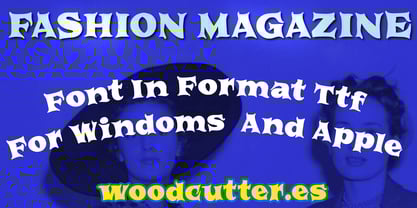 Fashion Magazine Font Poster 2