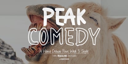 Peak Comedy Font Poster 1