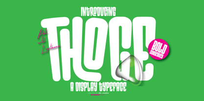 Thoge Font Poster 1