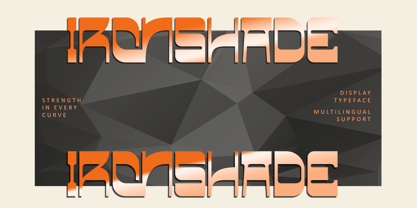 Ironshade Font Poster 1