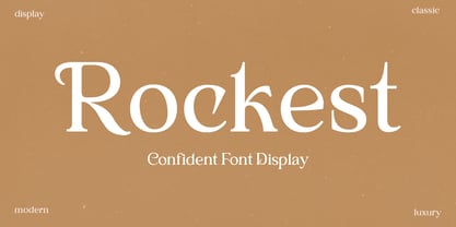 Rockest Font Poster 1