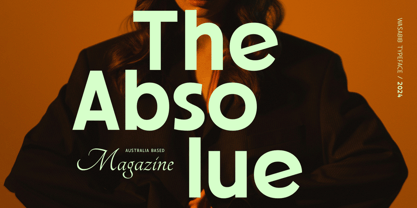 Absolue Font Poster 5