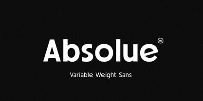 Absolue Font Poster 1