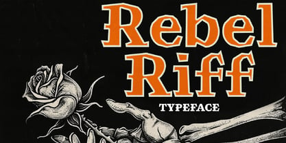 Rebel Riff Font Poster 1