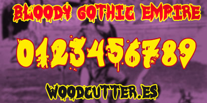 Bloody Gothic Empire Font Poster 6