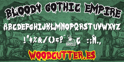 Bloody Gothic Empire Font Poster 3