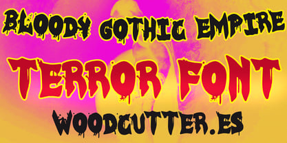 Bloody Gothic Empire Font Poster 1