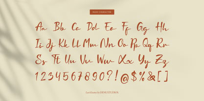 Last Knotes Font Poster 13
