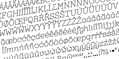 Typist Variable Prop Italic Font Poster 3