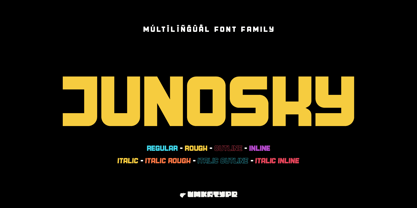 Junosky Font Poster 1