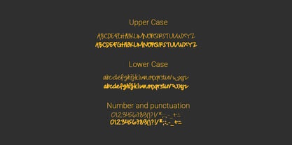 Silver Rabbit Font Poster 2
